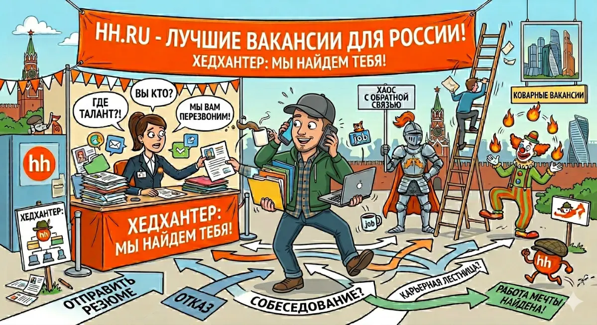 Алло, это отдел кадров?
Я хочу у вас работать!
— Пришлите резюме.
— Я уже присылал, три месяца назад | Сетка — социальная сеть от hh.ru