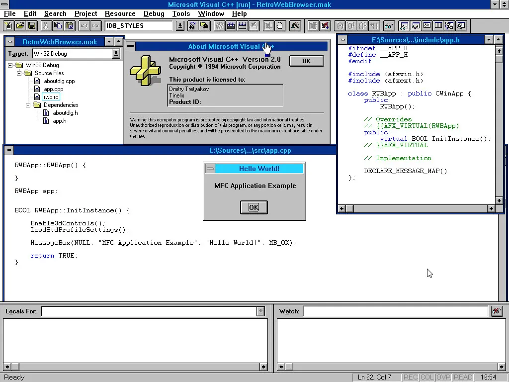 Пишем программы на старых Windows NT с нуля | Сетка — социальная сеть от hh.ru