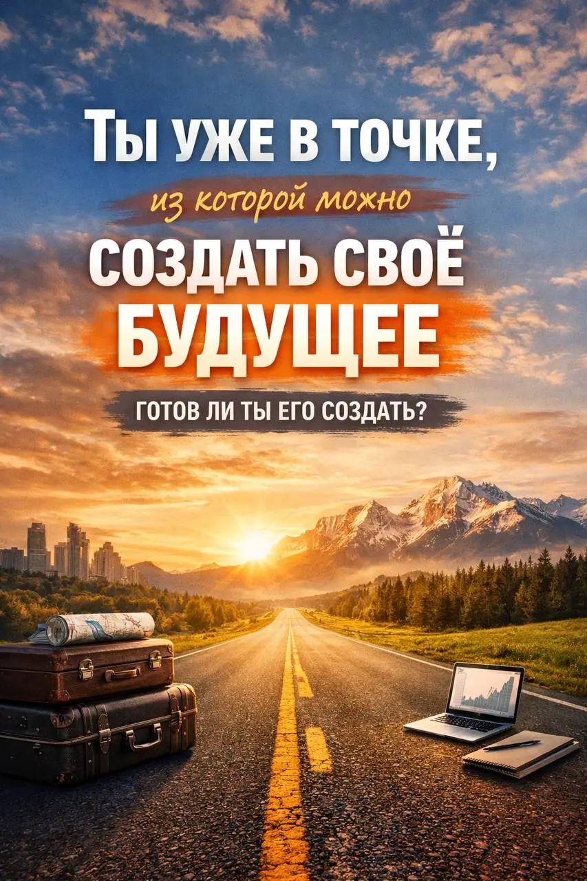 Ты уже в точке, из которой можно создать своё будущее
Где бы ты сейчас ни находился — это идеальное стартовое положение | Сетка — социальная сеть от hh.ru
