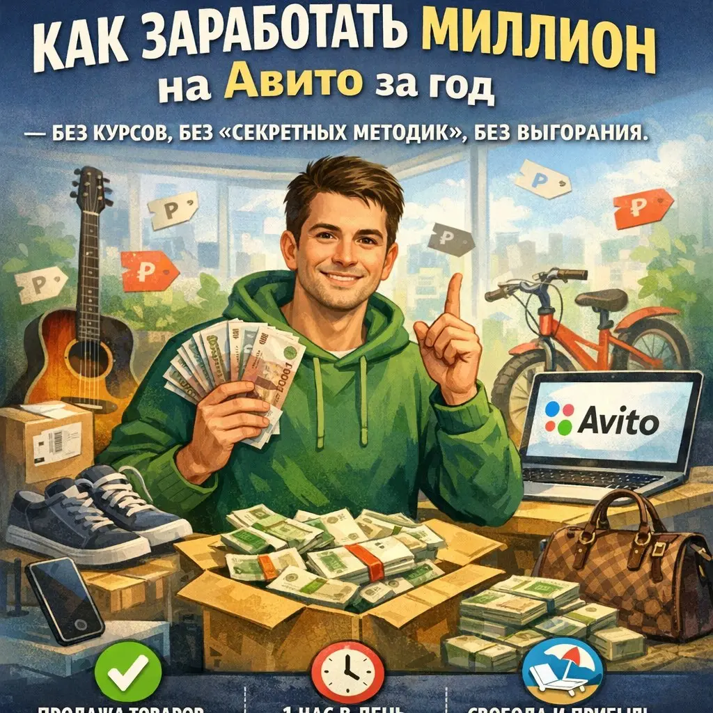 Как заработать миллион на Авито за год | Сетка — социальная сеть от hh.ru