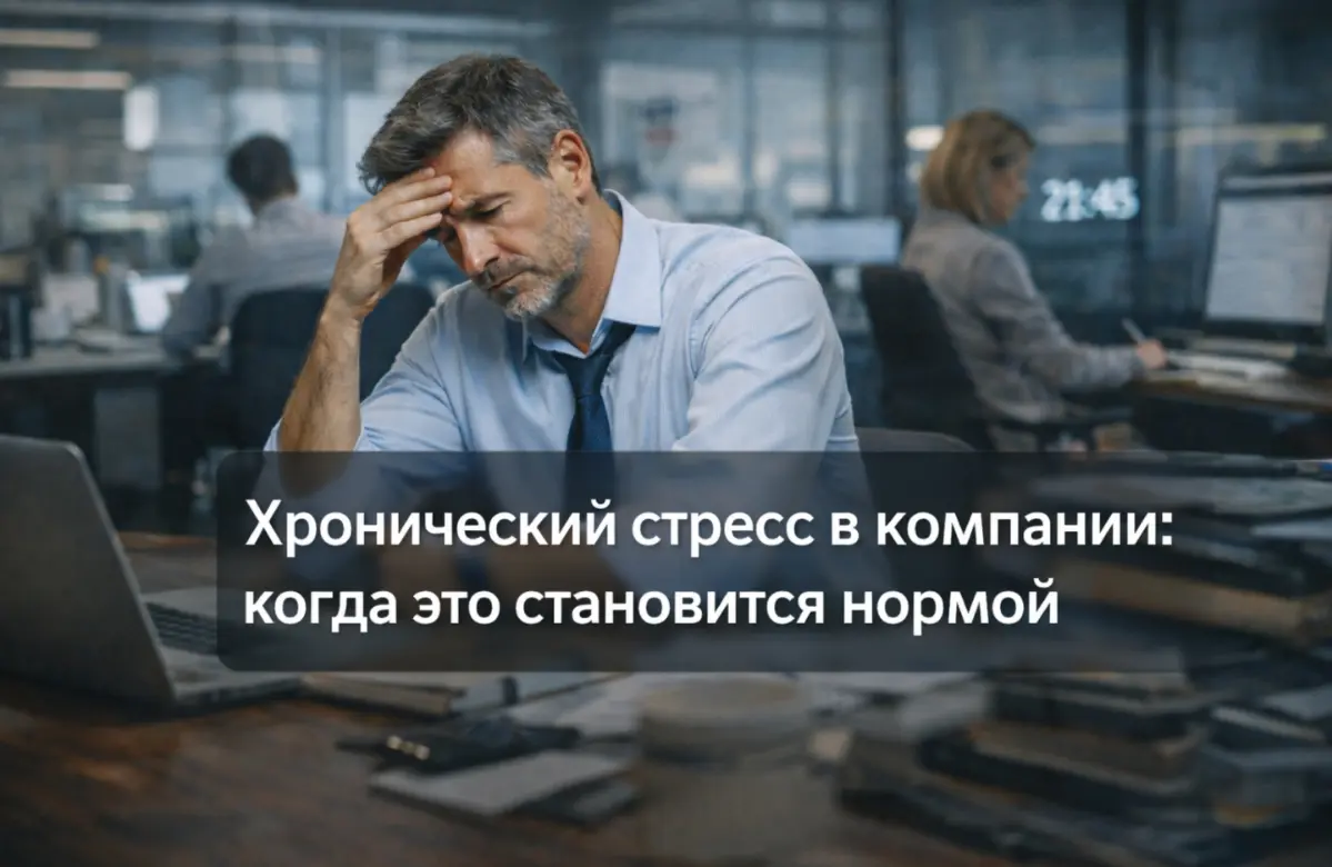 Хронический стресс в компании: когда это становится нормой | Сетка — социальная сеть от hh.ru