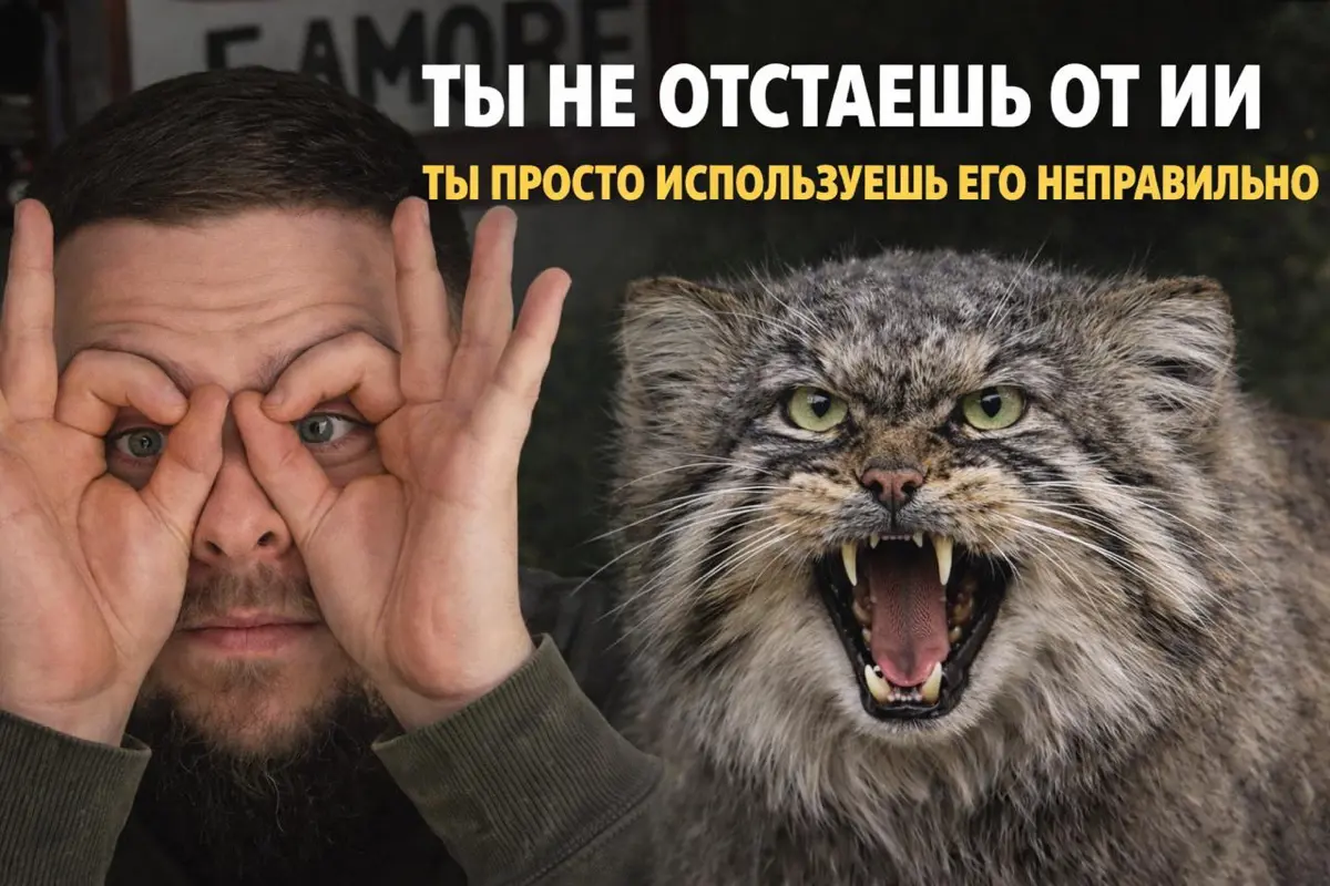 Ты не отстаешь от ИИ. Ты просто используешь его неправильно | Сетка — социальная сеть от hh.ru
