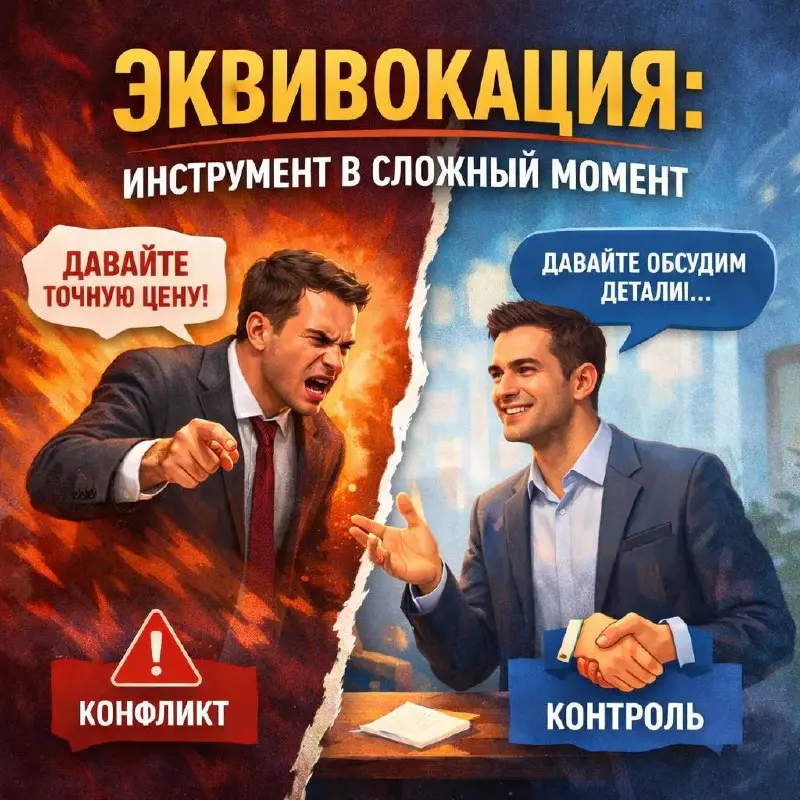 Есть такое умное слово - ЭКВИВОКАЦИЯ.
В быту это болтовня, уход от сути, красивые фразы ни о чем.
Но в продажах эквивокация - это оружие, когда вы им владеете | Сетка — социальная сеть от hh.ru