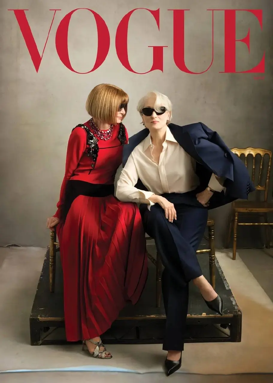 Главное событие майского номера «VOGUE»: совместная съемка и интервью Мэрил Стрип и Анны Винтур | Сетка — социальная сеть от hh.ru