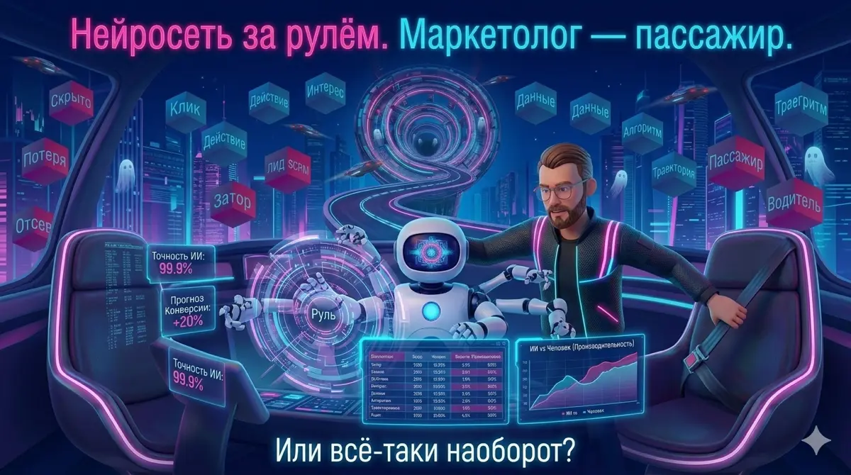 ИИ за рулём. Маркетолог — пассажир. Или всё-таки наоборот? | Сетка — социальная сеть от hh.ru