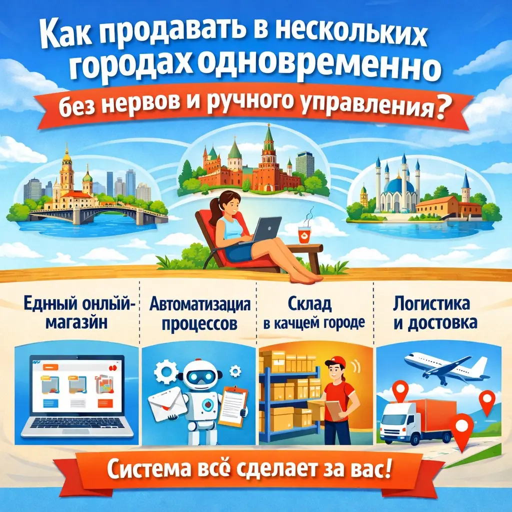 Как продавать в нескольких городах одновременно | Сетка — социальная сеть от hh.ru