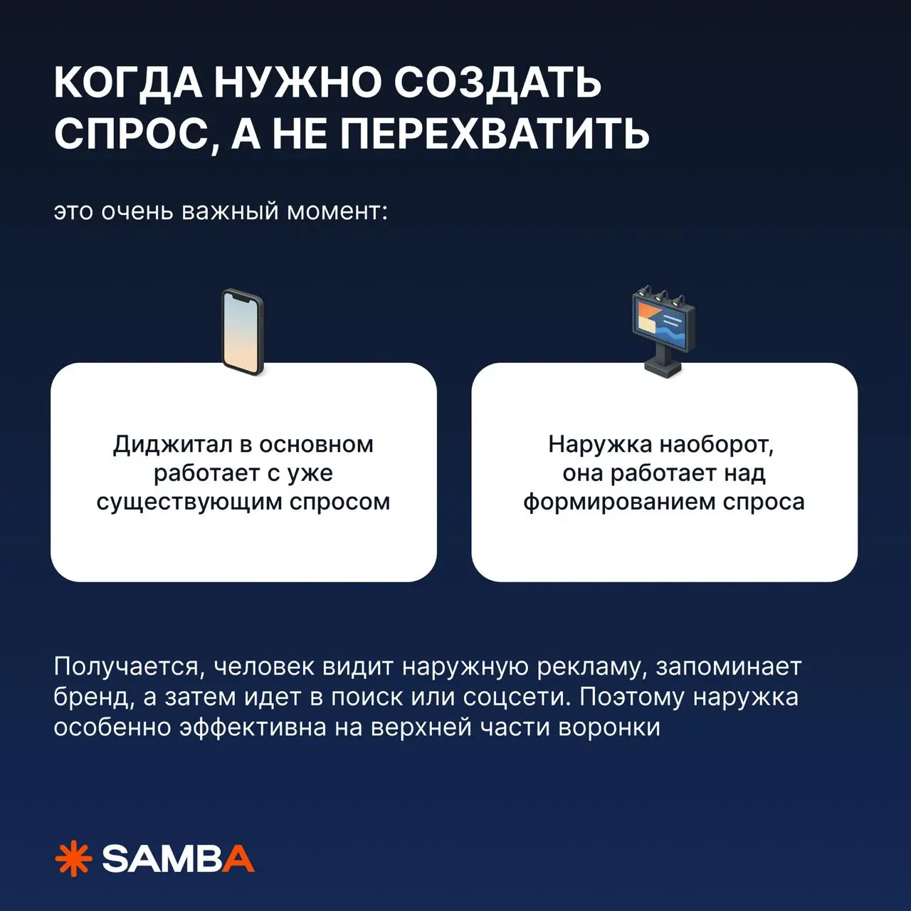 🔥 Когда наружка работает лучше диджитал
«Да диджитал 100% эффективнее наружки» — нравится, когда так говорят маркетологи
Вообще сравнивать наружку и диджитал — изначально неправильно | Сетка — социальная сеть от hh.ru