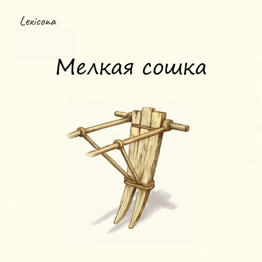 Мелкая сошка
Это выражение возникло от слова «соха» — старинного орудия для обработки земли. Небольшой участок земли, который можно было обработать сохой, называли «мелкой сошкой» | Сетка — социальная сеть от hh.ru