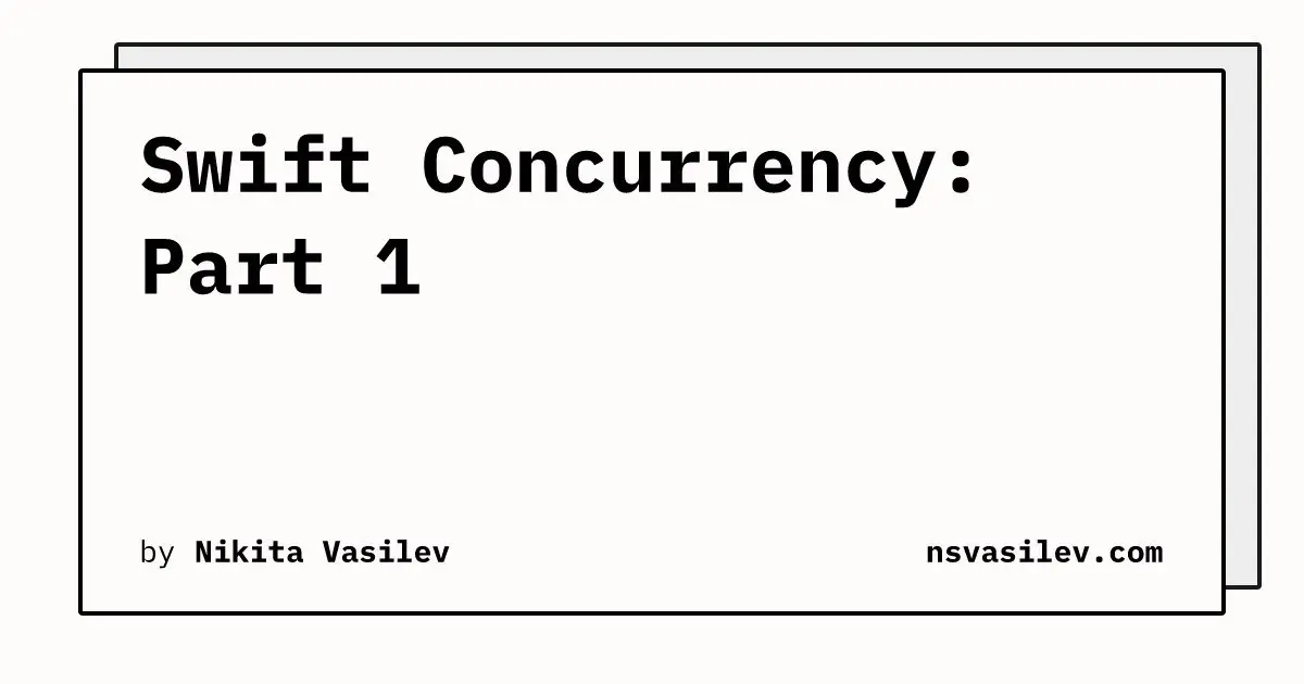 Swift Concurrency
Цикл статей с разбором основных принципов Swift Concurrency и практическими примерами: как работает Task, разница Task и Task | Сетка — социальная сеть от hh.ru