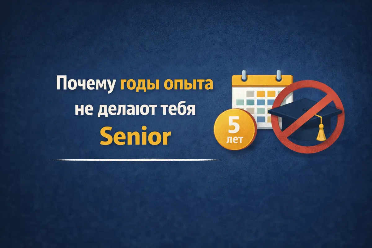 🚀 Почему годы опыта не делают тебя Senior | Сетка — социальная сеть от hh.ru