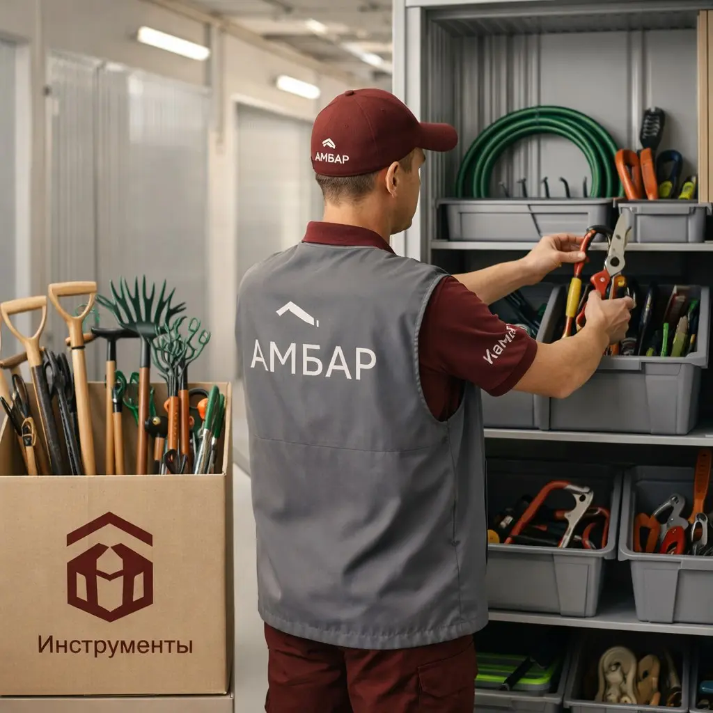 Сезон окончен? Складываем инвентарь компактно: очистите металл от земли, смажьте маслом и храните вертикально. Для экономии места в «Амбар» мы заберем всё от дома за 2129 ₽ | Сетка — социальная сеть от hh.ru