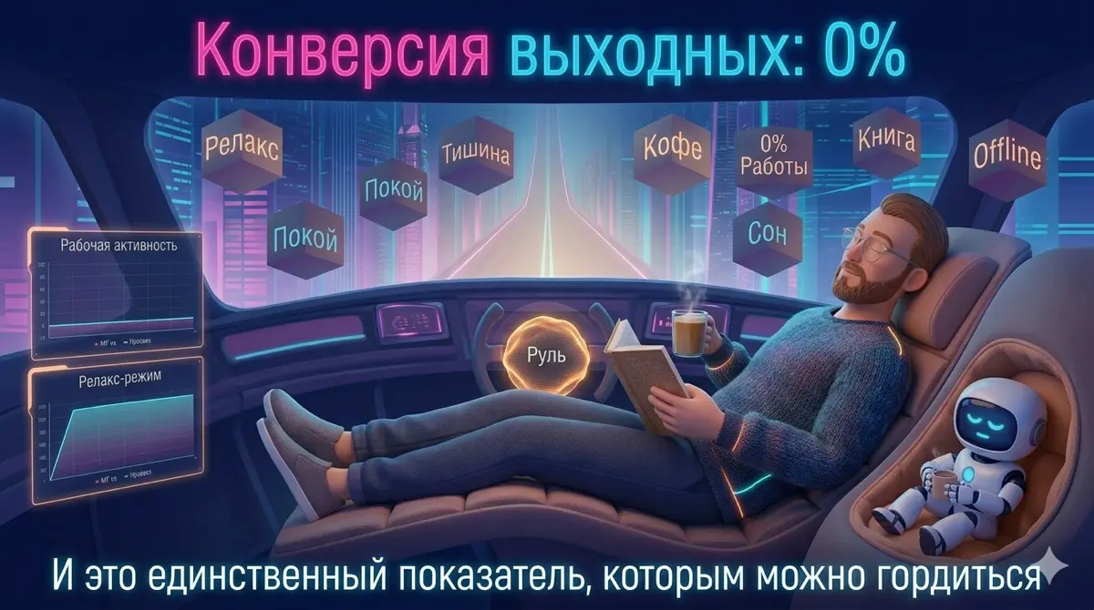 Конверсия выходных: 0% | Сетка — социальная сеть от hh.ru