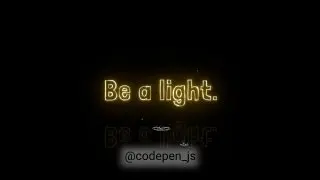 Flickering Neon Text — красивый текст. Реализована с помощью CSS и JS
Канал в Max 🇷🇺
https://codepen.io/drewcarson/pen/XWoopZE | Сетка — социальная сеть от hh.ru