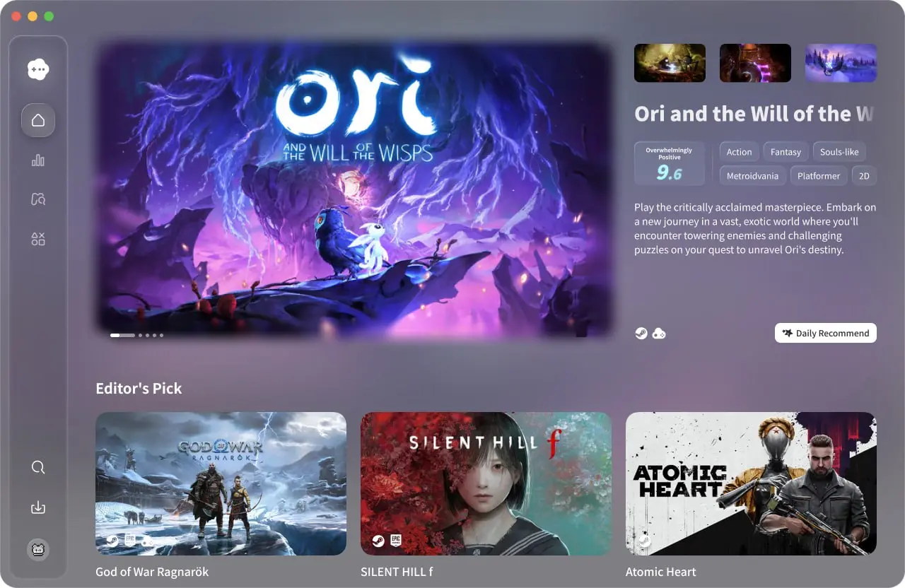 Gamehub запускает бета-тест приложения для macOS (https://www.gamemac.com/en/).
Послал заявку на закрытый бета тест. Посмотрим, авось выдадут. | Сетка — социальная сеть от hh.ru