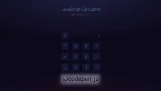 JavaScript calculator — калькулятор. Реализована с помощью CSS и JS
https://codepen.io/giana/pen/GJMBEv | Сетка — социальная сеть от hh.ru