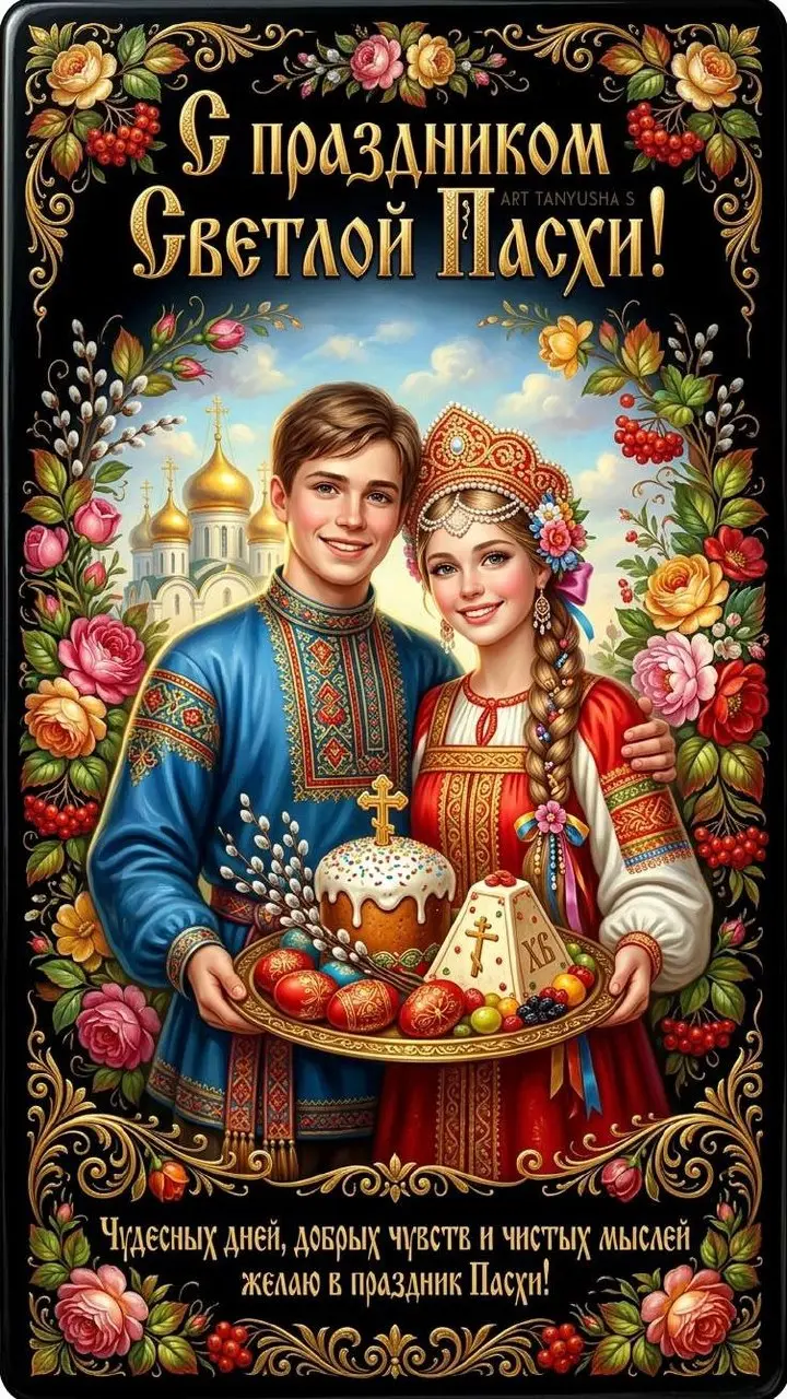 С праздником Светлой Пасхи! Мир вашему дому и благополучие! 🫂 | Сетка — социальная сеть от hh.ru