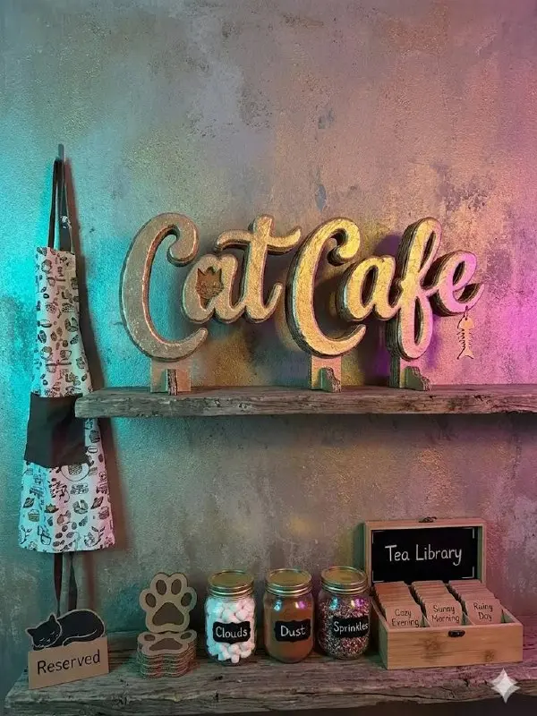 Проект: Домашнее кафе на кухне 🐈‍⬛☕️
Решила замутить для себя уютную историю — превращаю обычную кухню в персональное мини-кафе. Место, где будет кайфово пить чай и есть пиццу | Сетка — социальная сеть от hh.ru