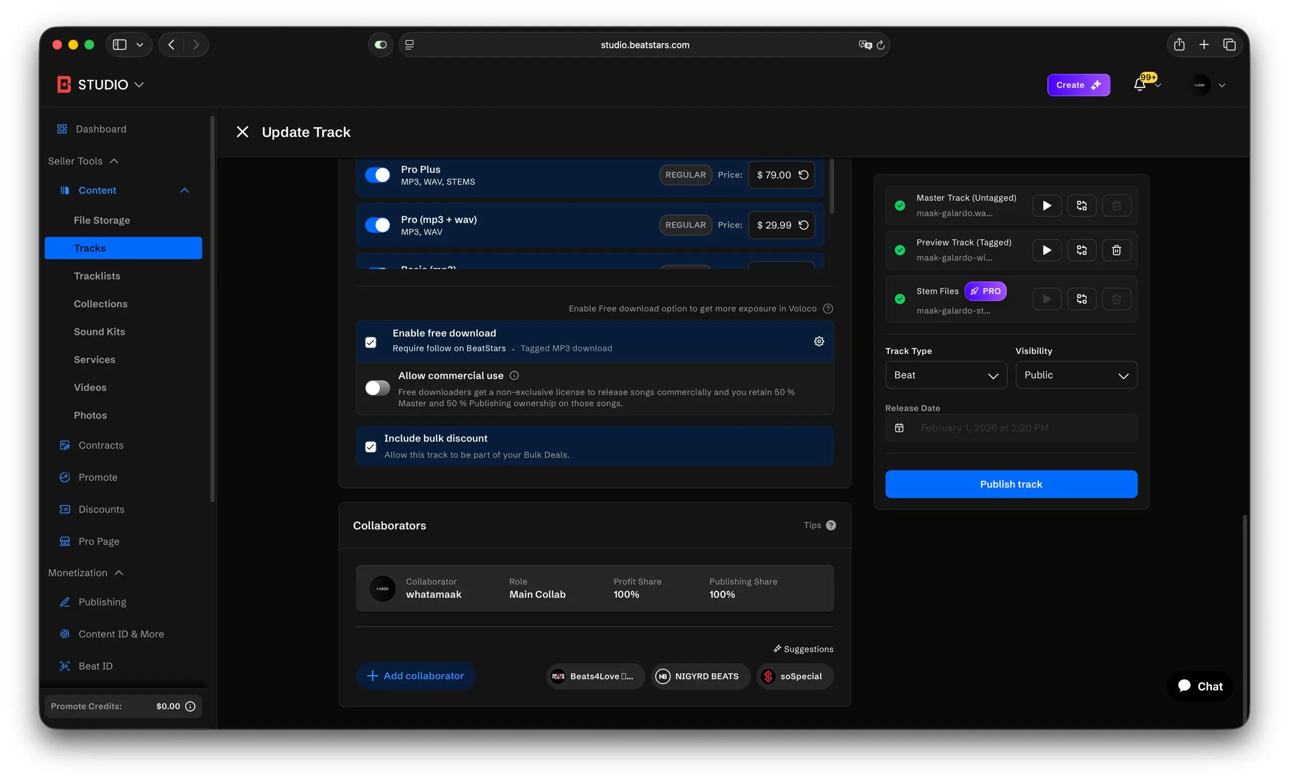 🅱️#digest — BeatStars разрешили коммерческое использование бесплатных битов
В BeatStars появилась новая опция для битмейкеров — Allow commercial use для бесплатных скачиваний | Сетка — социальная сеть от hh.ru