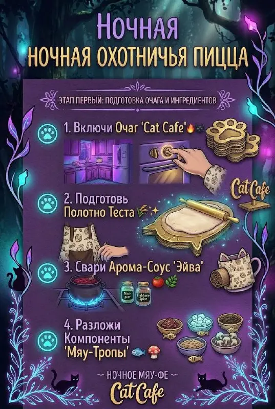 Ночная охотничья пицца - 🍕- пошаговый рецепт 🌚 | Сетка — социальная сеть от hh.ru