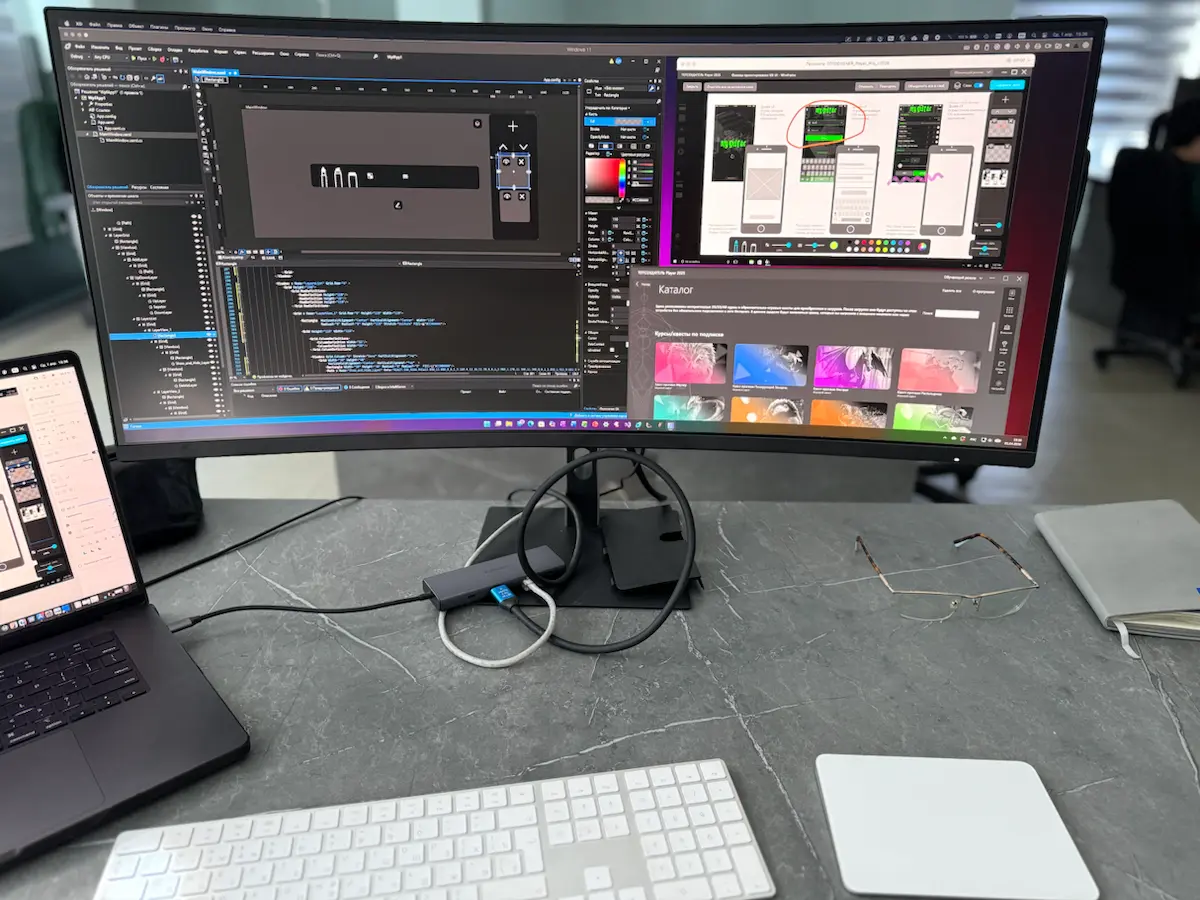 💪🏻 Прототипирование в Adobe XD, Figma и верстка в XAML | Сетка — социальная сеть от hh.ru