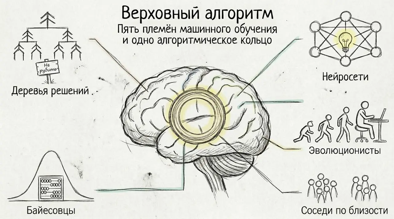На отдых с собой загрузил в киндл, точнее уже давно, но только сейчас руки дошли до книги Педро Домингоса «Верховный алгоритм» , очень советую если еще не читали, и вам также заходит нон-фикшен, и инт... | Сетка — социальная сеть от hh.ru
