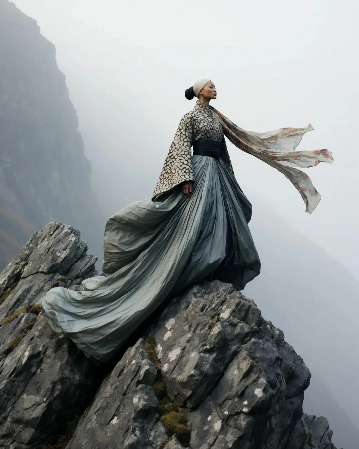 Скалы, ветер, длинные локоны. Пышное платье и короткое меховое пальто. Фазан на руках
Ты не боишься холода. Ты носишь его.
Бисер, красные сапоги, дымка над морем. Резкость там, где нужно | Сетка — социальная сеть от hh.ru