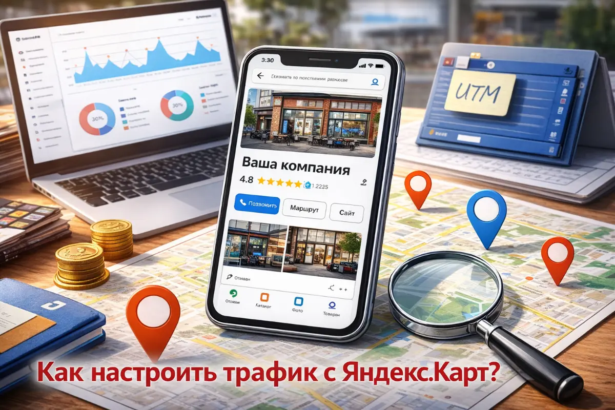 Как настроить трафик с Яндекс Карт (бесплатно гайд 😘). | Сетка — социальная сеть от hh.ru