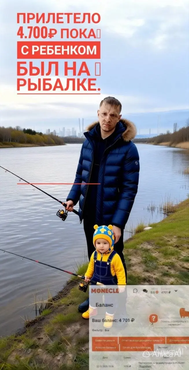 Ну это не чудо👍 Прилетело 4.700 ты.руб. пока был с ребенком на рыбалке!! | Сетка — социальная сеть от hh.ru