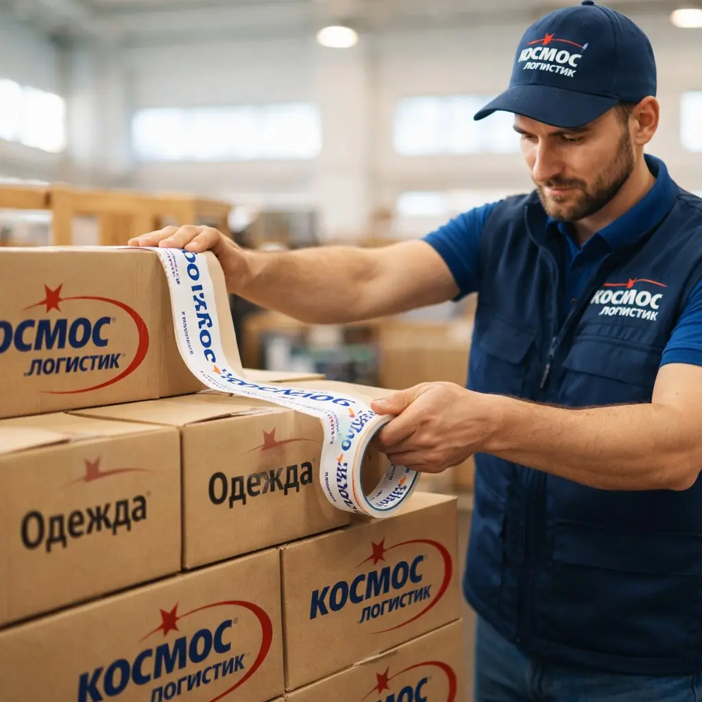 Брендирование скотчем экономит бюджет. Замените дорогие принтованные коробки обычной упаковкой с лого-лентой. В Космос Логистик мы обматываем паллеты от 90 р | Сетка — социальная сеть от hh.ru