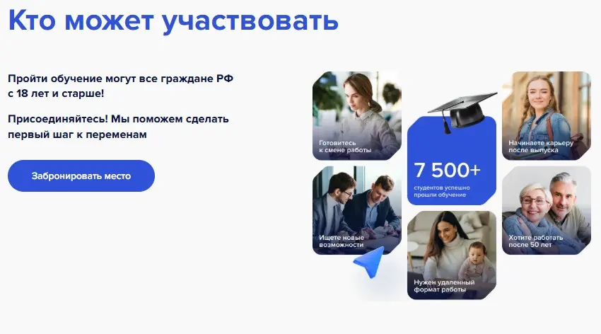 Обучение с господдержкой | Сетка — социальная сеть от hh.ru