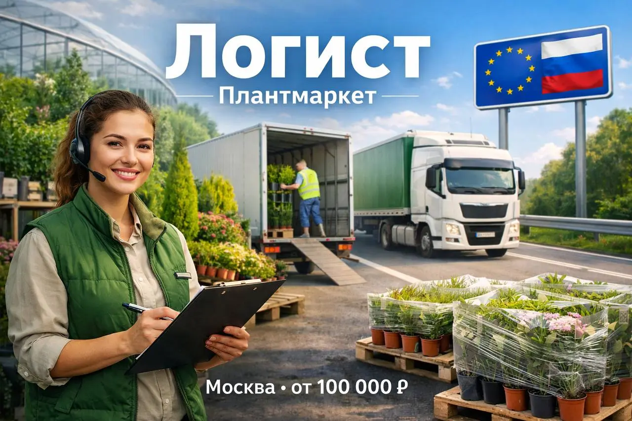 МЕНЕДЖЕР ПО ЛОГИСТИКЕ
От 70 000₽ + КПИ + премии
Компания «Плантмаркет»
• Москва, м | Сетка — социальная сеть от hh.ru
