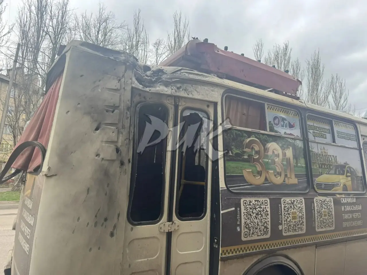 ❗️ ВСУ ударили дроном автобусу в Центрально-Городском районе Горловки. | Сетка — социальная сеть от hh.ru