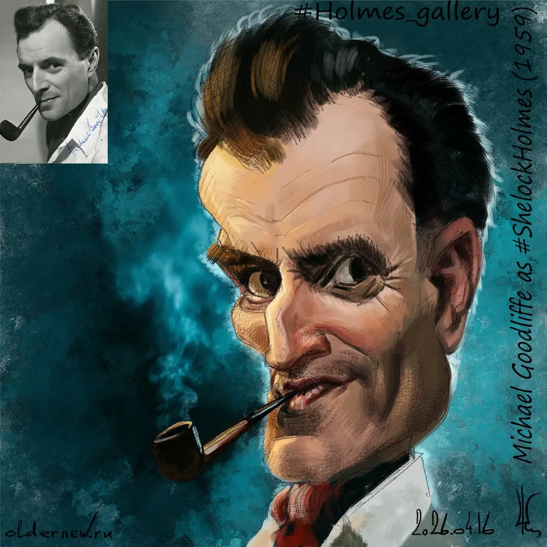 053 — 1959. Майкл Гудлифф.
Michael Goodliffe as #ShelockHolmes 1958
Подробнее...
.
#holmesgallery #ГалереяХолмсов #ШерлокХолмс
.
#шарж #шаржпофото #шаржназаказ
 | Сетка — социальная сеть от hh.ru