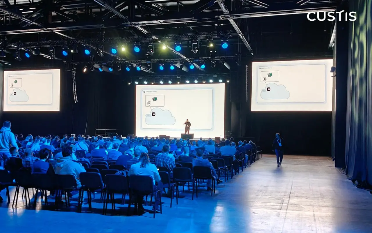 CUSTIS на Deckhouse Conf 2026 ✨
На прошлой неделе помимо конференции GOCLOUD мы заглянули и на Deckhouse Conf — конференции для DevOps-инженеров и разработчиков | Сетка — социальная сеть от hh.ru