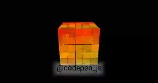 Wavy Color Cube — куб с анимацией переливающихся цветов. Реализована с помощью CSS и JS
https://codepen.io/hexagoncircle/pen/MWwjpYY | Сетка — социальная сеть от hh.ru