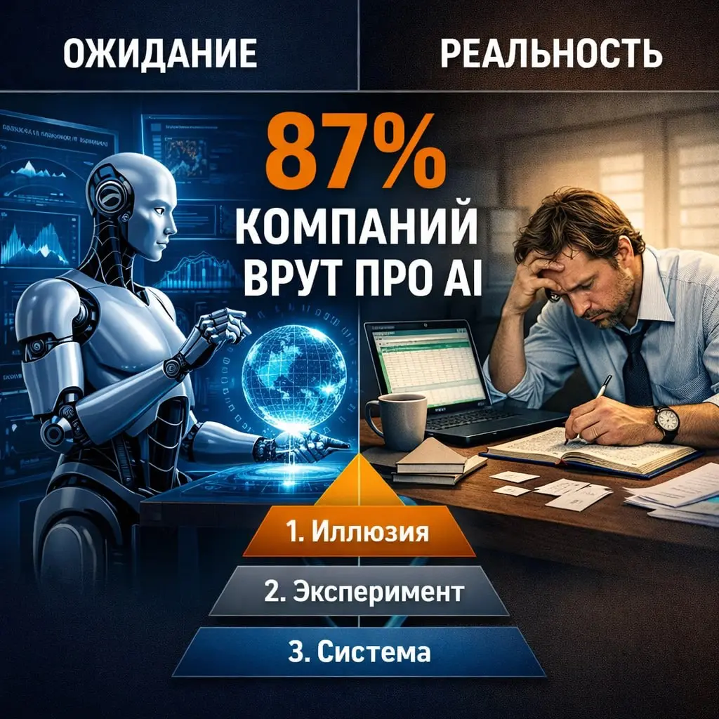 87% компаний используют AI в найме. Большинство — врут себе. | Сетка — социальная сеть от hh.ru