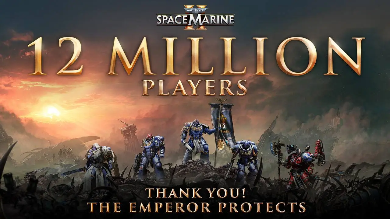 Аудитория Warhammer 40,000: Space Marine 2 превысила12 миллионов игроков | Сетка — социальная сеть от hh.ru