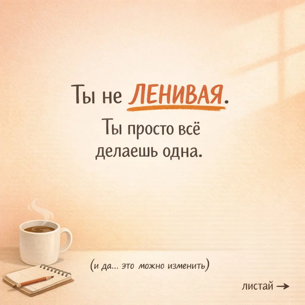 Я думала, что я устала.
Оказалось — я просто делала всё сама 🤡
В какой-то момент я поймала себя на простой мысли:
дело не в том, что я устала. Я просто пыталась всё тянуть одна | Сетка — социальная сеть от hh.ru