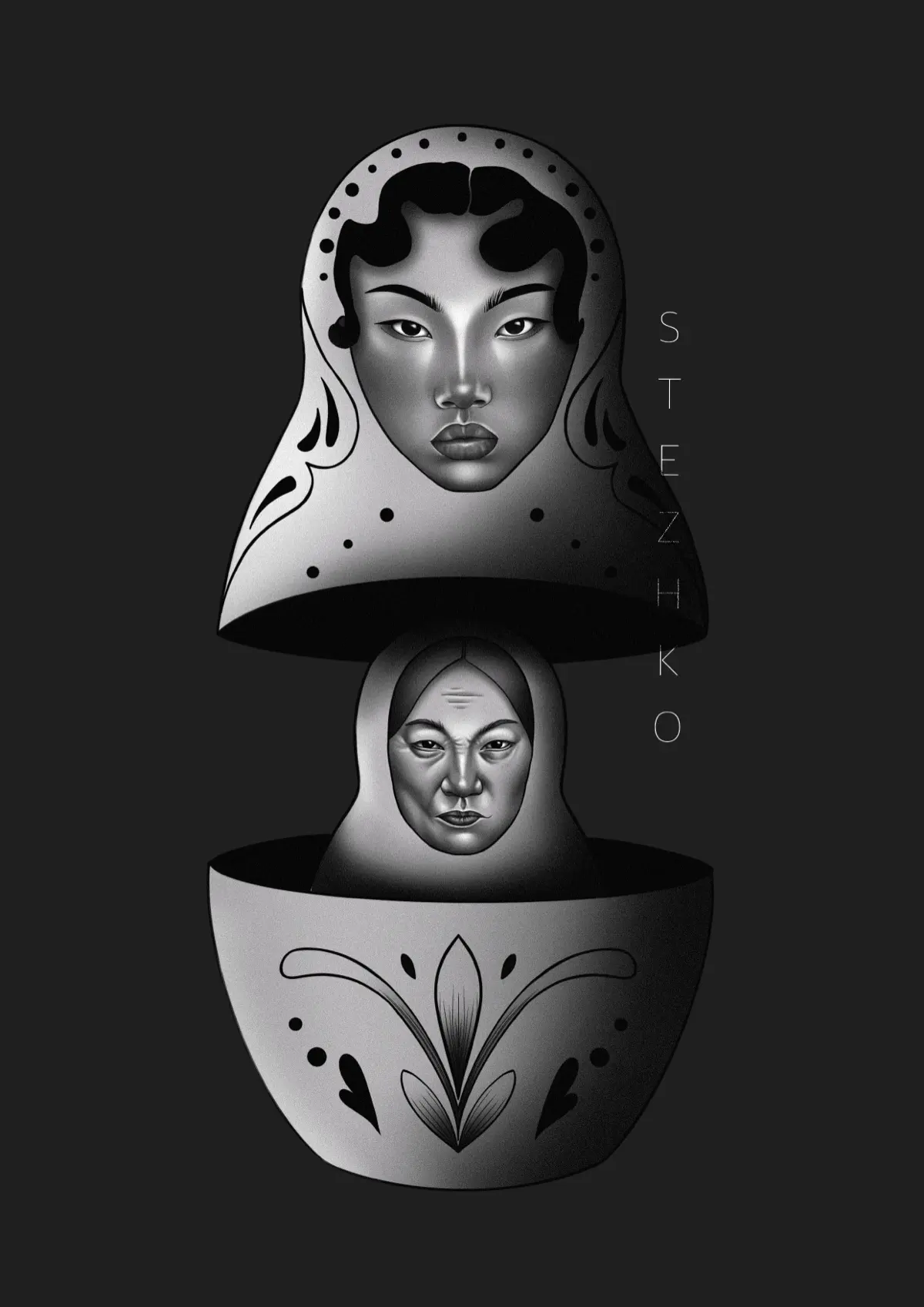 DIGITAL ART | ILLUSTRATION | Сетка — социальная сеть от hh.ru