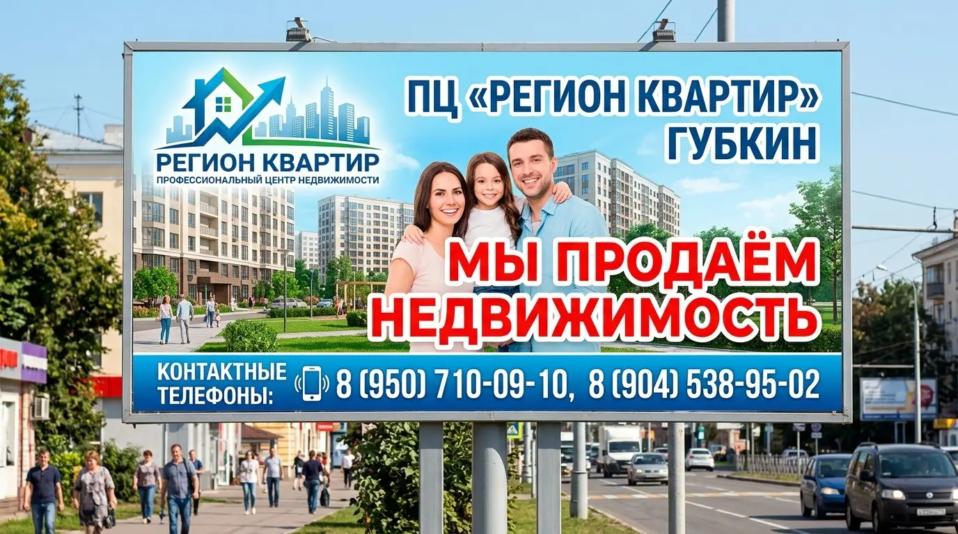 «Регион Квартир» — ваш надёжный партнёр в недвижимости Губки | Сетка — социальная сеть от hh.ru