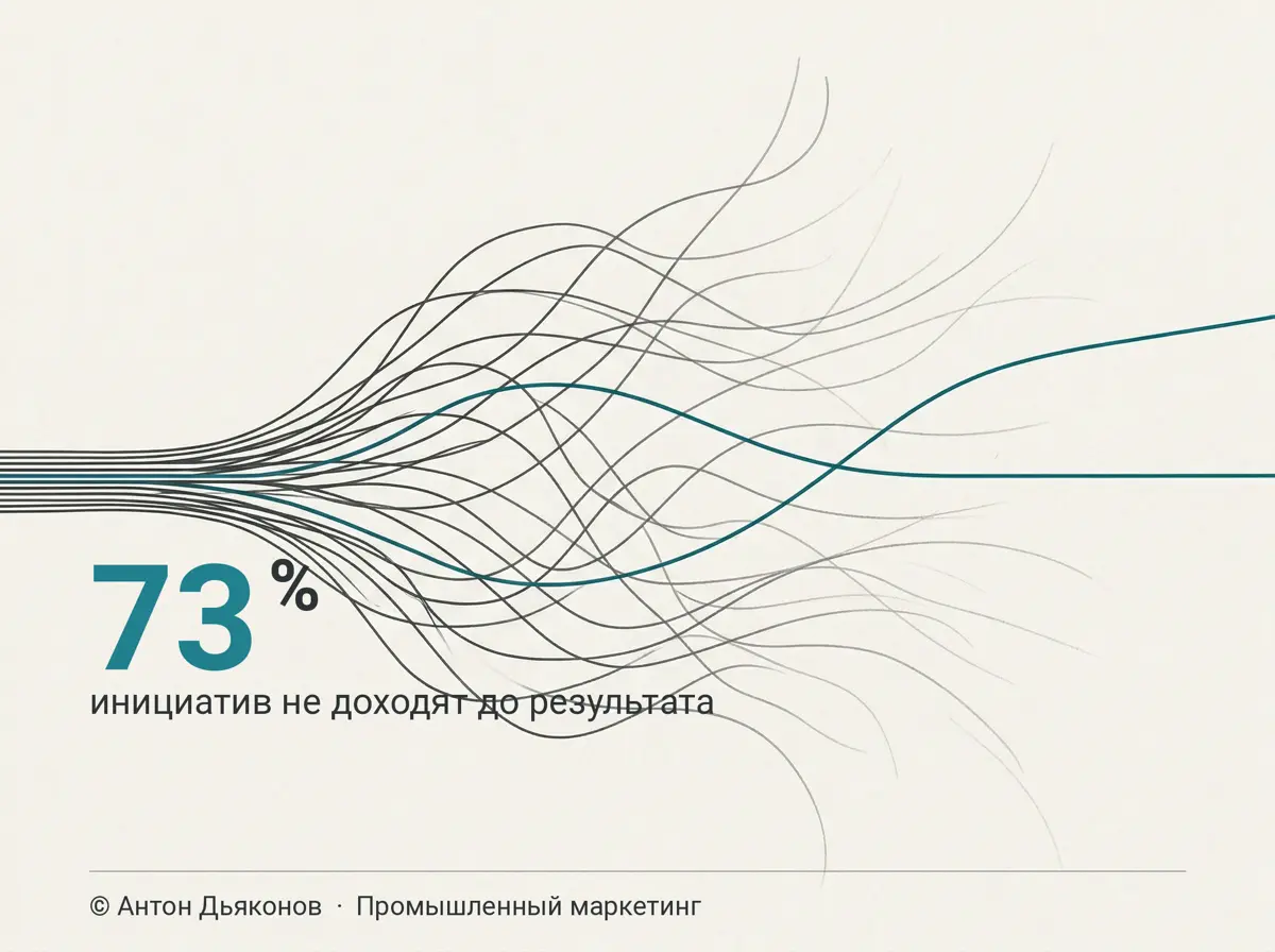 73% стратегических инициатив проваливаются | Сетка — социальная сеть от hh.ru