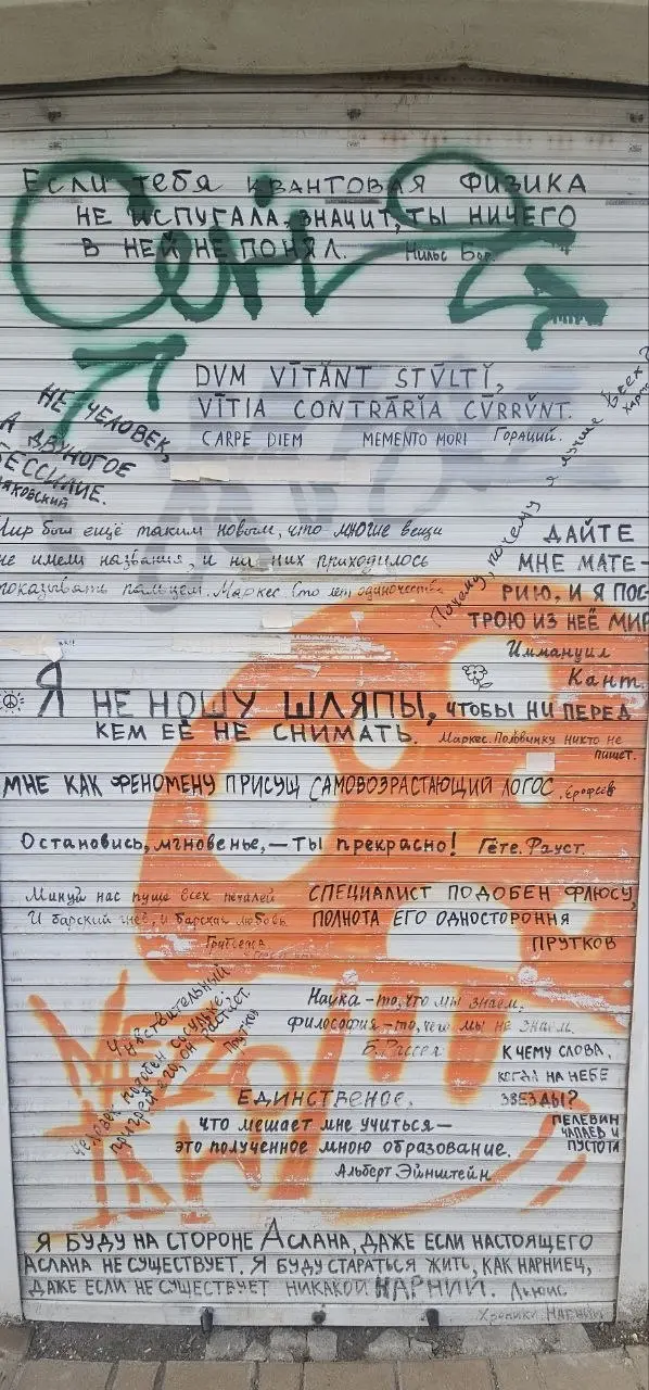 Решил с вами поделиться Ростовским стритартом. Мне всегда нравилось это направление, прям голос улиц😏
Если у вас тоже в галерее есть фотки такого, то делитесь 🙌 | Сетка — социальная сеть от hh.ru