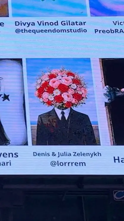 Наша работа «Цветочный человек» приняла участие в цифровой выставке на Таймс-сквере в Нью-йорке | Сетка — социальная сеть от hh.ru