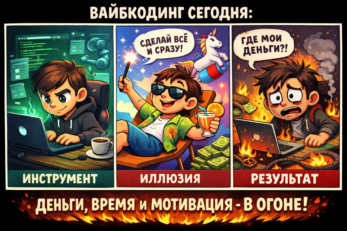 Вайбкодинг: Мифы и реальность | Сетка — социальная сеть от hh.ru