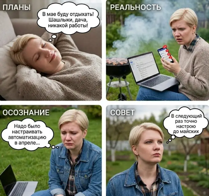 Спойлер: в следующий раз — то же самое, если не начнёшь сейчас.
👇 Узнала себя? Ставь 🔥 в комментах. | Сетка — социальная сеть от hh.ru