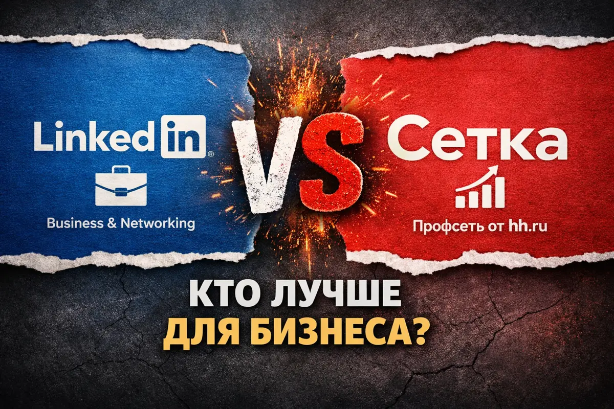 LinkedIn vs Сетка: мой эксперимент | Сетка — социальная сеть от hh.ru