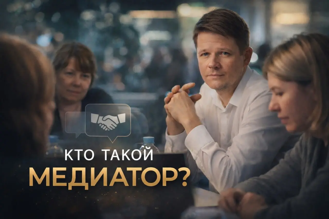 Кто такой медиатор?
Когда я говорю “медиатор”,
часто слышу:
“ну это тот, кто помогает договориться”
В целом — да.
Но это слишком упрощённо | Сетка — социальная сеть от hh.ru