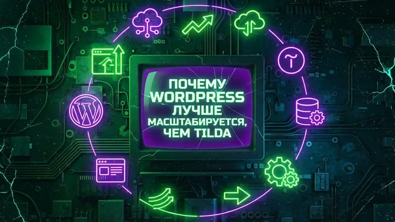 Почему WordPress лучше масштабируется, чем Tilda
На старте Tilda часто выглядит выигрышно. Всё просто, наглядно, быстро. Но как только бизнес начинает расти, появляются ограничения | Сетка — социальная сеть от hh.ru