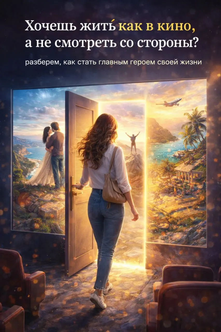 Хочешь жить как в кино, а не просто смотреть?
Я долго залипала в красивые ролики:
сюжеты, герои, атмосфера…
И в какой-то момент поймала себя на мысли:
почему я просто смотрю, а не делаю такое же?
Оказ... | Сетка — социальная сеть от hh.ru