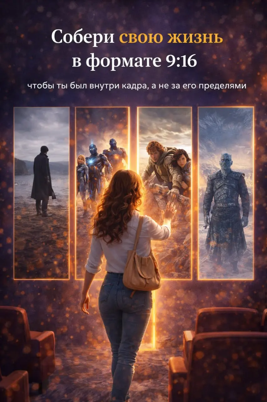 Хочешь жить как в кино, а не просто смотреть?
Я долго залипала в красивые ролики:
сюжеты, герои, атмосфера…
И в какой-то момент поймала себя на мысли:
почему я просто смотрю, а не делаю такое же?
Оказ... | Сетка — социальная сеть от hh.ru
